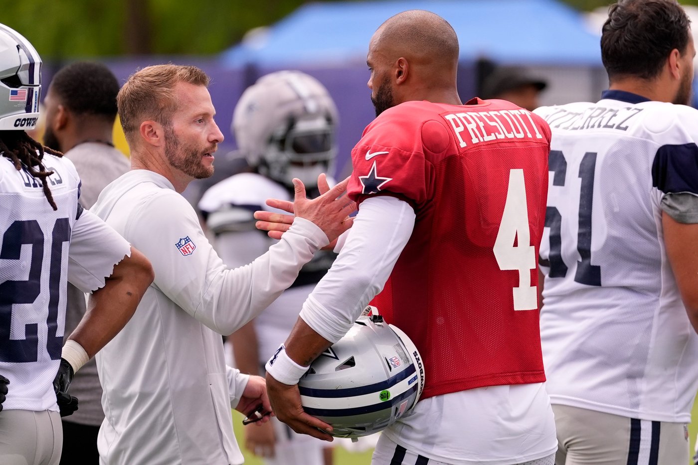 Myles Garrett held out of Rams' joint practice with Cowboys; Puka Nacua leaves early with injury | iNFOnews.ca Myles Garrett held out of Rams' joint practice with Cowboys; Puka Nacua leaves early with injury | iNFOnews.ca
