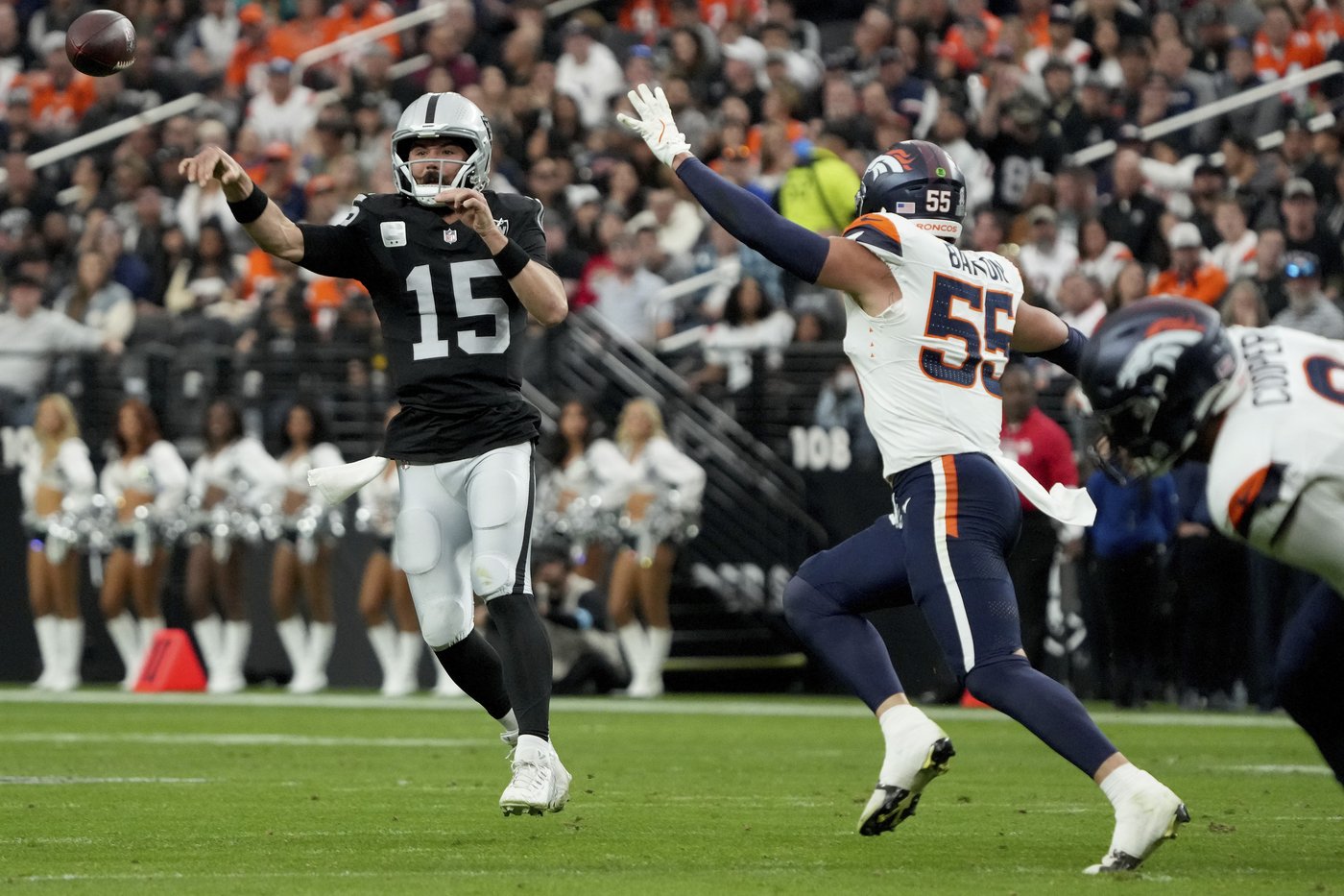 Bo Nix sets Broncos rookie TD record as Denver beats reeling Raiders 29-19 | iNFOnews.ca Bo Nix sets Broncos rookie TD record as Denver beats reeling Raiders 29-19 | iNFOnews.ca