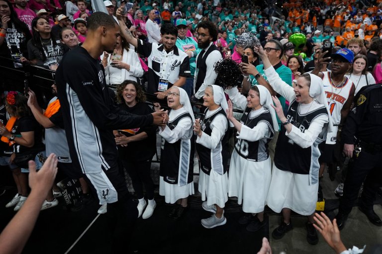 The superfans known as the 'Spurs Nuns' aiming to bring divine intervention to the NBA Finals | iNFOnews.ca