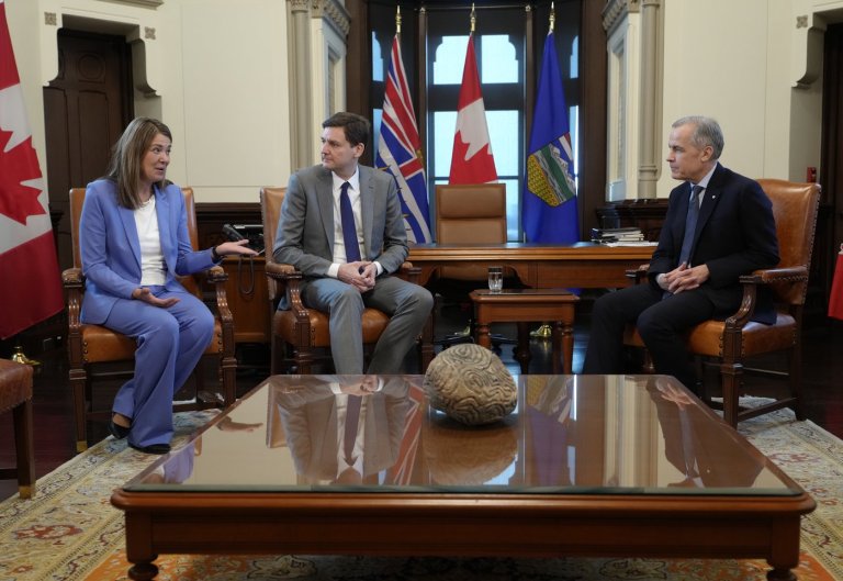 'Borderline friendly': Premiers of Alberta and B.C. meet with Carney, talk pipeline | iNFOnews.ca