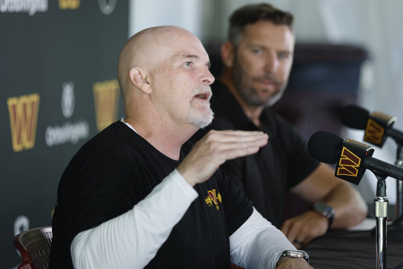 Commanders GM says non-football topics such as President Trump's comments don't reach him | iNFOnews.ca