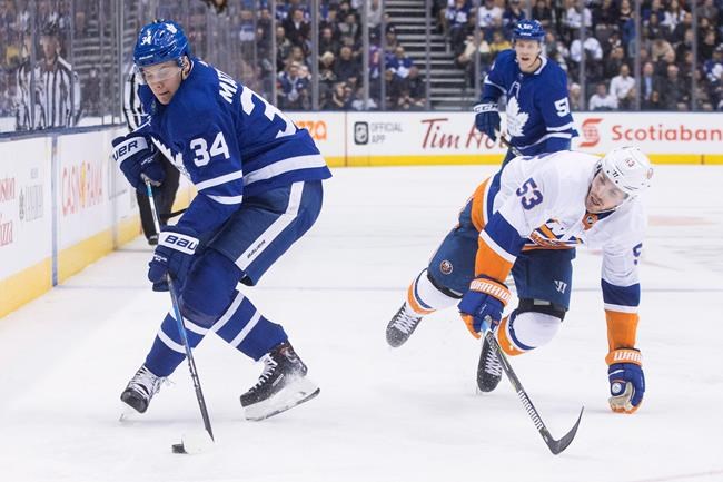 Auston Matthews out of Toronto Maple Leafs lineup with shoulder injury | iNFOnews.ca Auston Matthews out of Toronto Maple Leafs lineup with shoulder injury | iNFOnews.ca