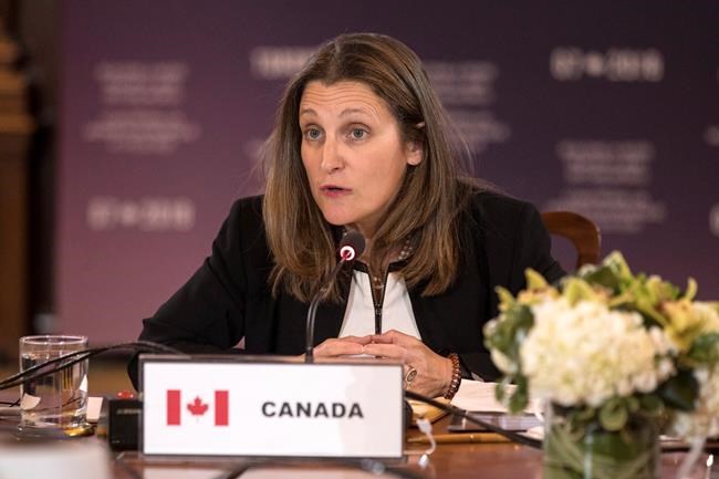 World needs to be 'careful' about potential Korean peace deal, says Freeland | iNFOnews.ca