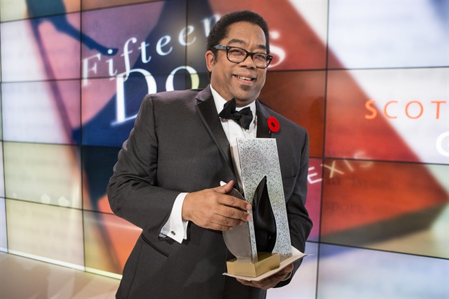 Andre Alexis wins $100,000 Scotiabank Giller Prize for 'Fifteen Dogs' | iNFOnews.ca CP35277339