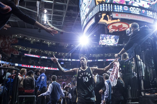 DeRozan carries Raptors to 112-104 overtime win against Wade-less Heat | iNFOnews.ca CP36721561