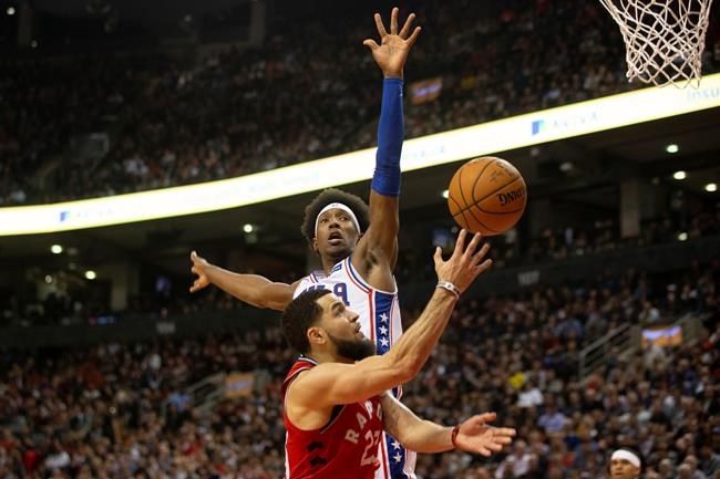 Raptors beat Sixers 101-96; hold Embiid scoreless for first time in NBA career | iNFOnews.ca