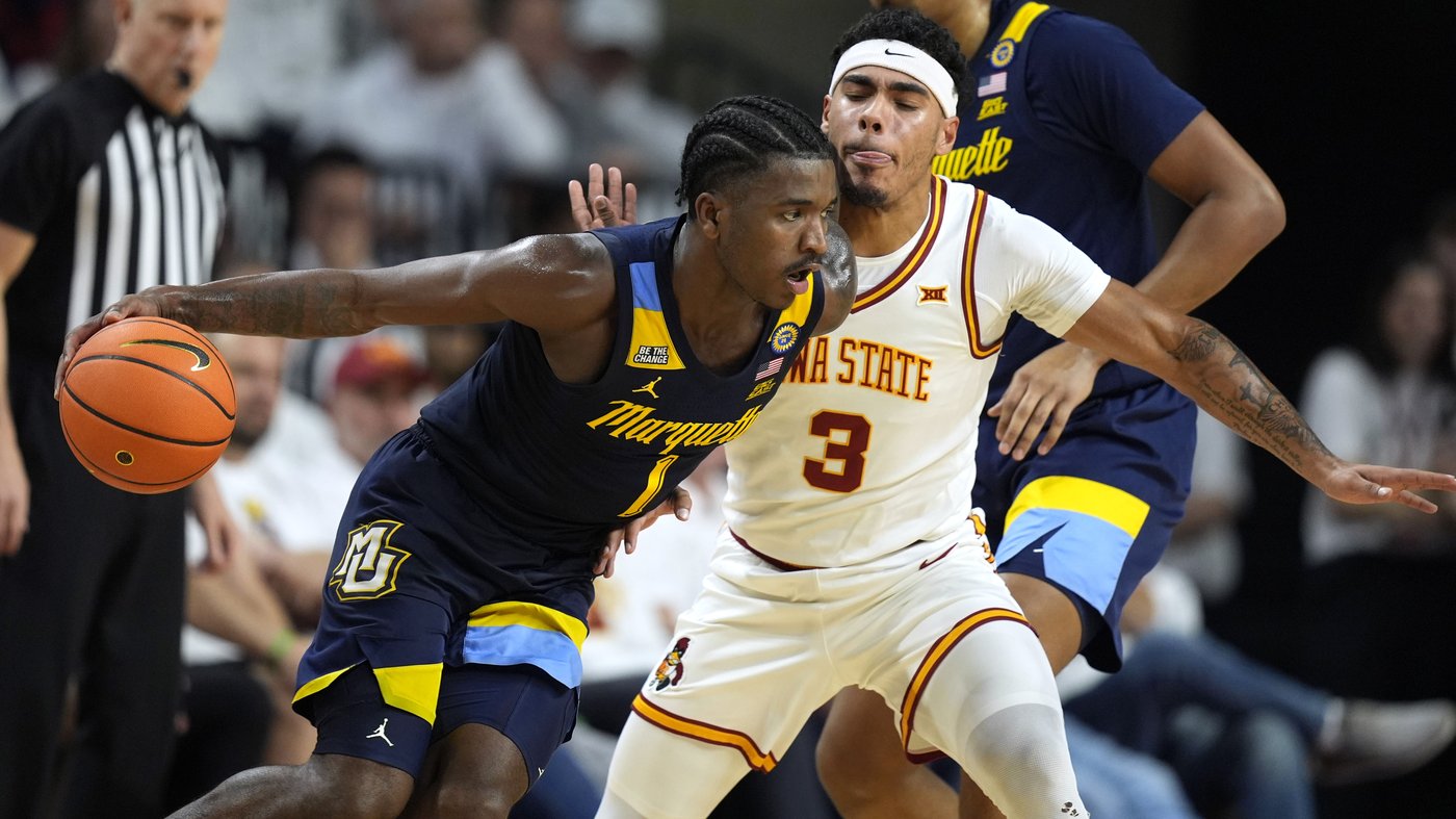 Keshon Gilbert scores 24 points to lead No. 6 Iowa State past No. 5 Marquette 81-70 | iNFOnews.ca