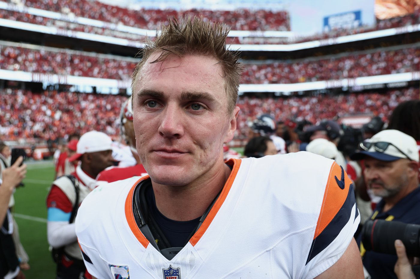 Bo Nix isn't taking any advice from TV analysts about how to fix the Broncos' offense | iNFOnews.ca