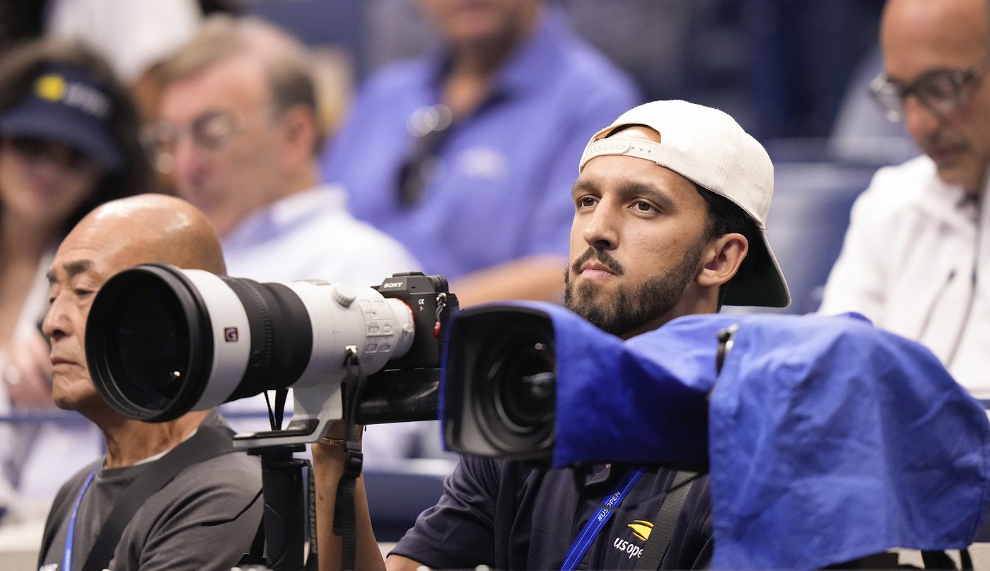 Basketball player Landry Shamet takes his shots as a photographer working at the US Open | iNFOnews.ca