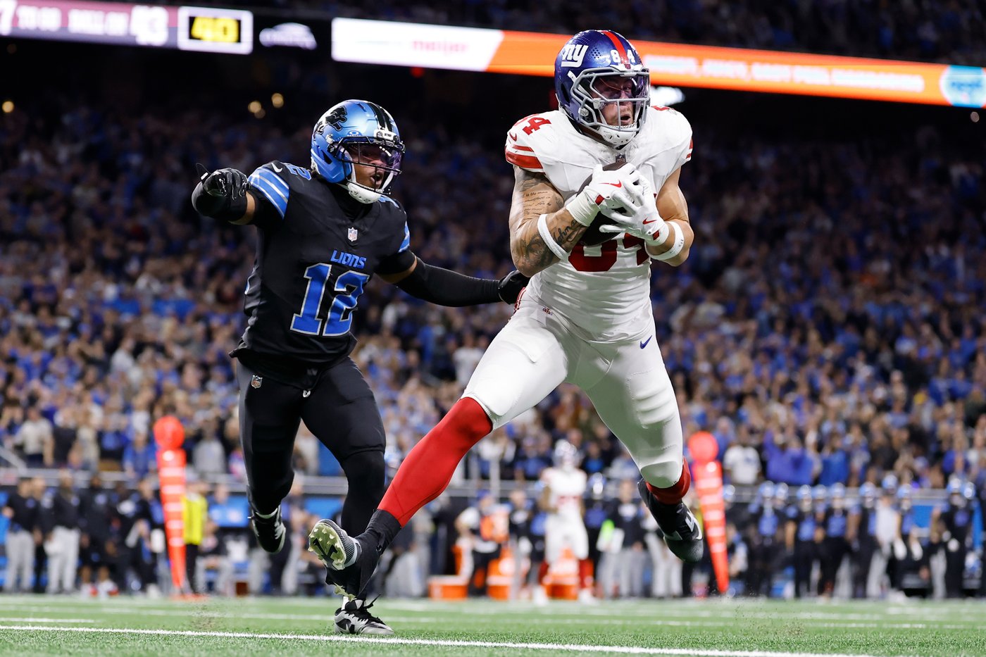 Interim coach Mike Kafka has no regrets about aggressive fourth-down call in Giants' loss to Lions | iNFOnews.ca