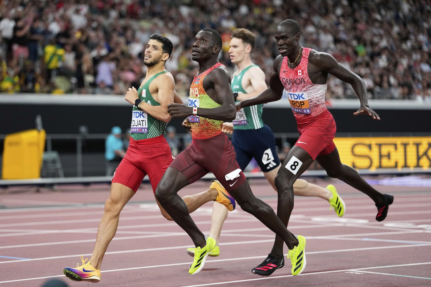 Canada's Arop places second in men's 800m at world athletics ultimate championship | iNFOnews.ca Canada's Arop places second in men's 800m at world athletics ultimate championship | iNFOnews.ca