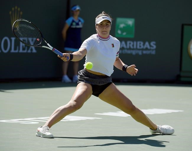 Canadians Bianca Andreescu, Milos Raonic prevail in Indian Wells | iNFOnews.ca CP1560631441