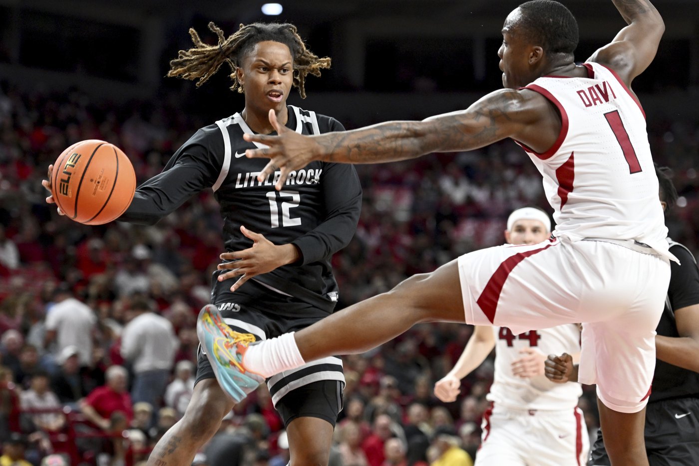Thiero, Fland lead No. 20 Arkansas past Little Rock 79-67 | iNFOnews.ca