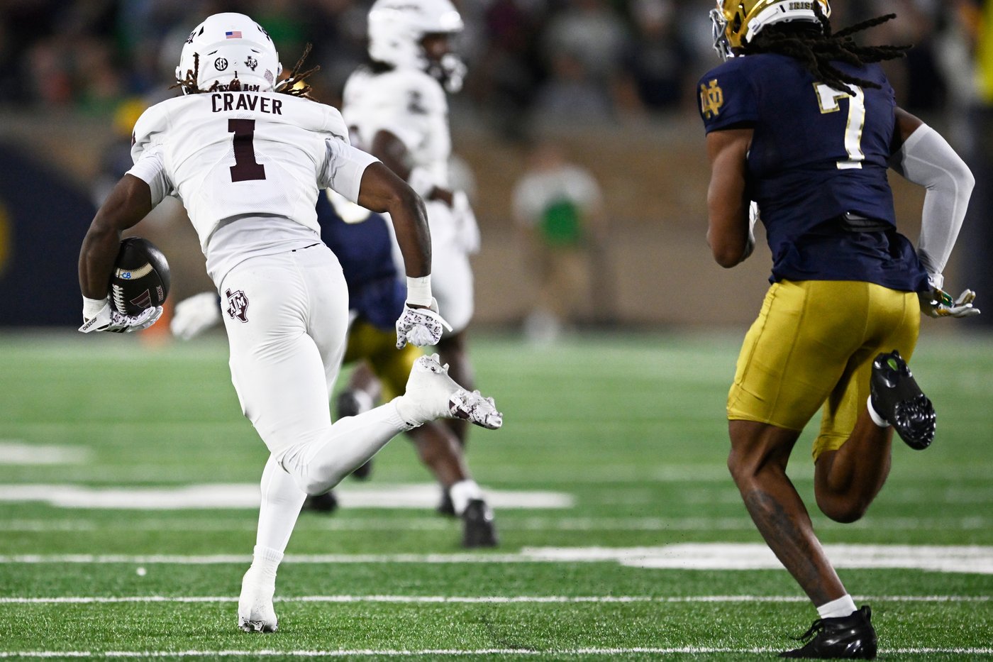 AP Player of the Week: Texas A&M's Mario Craver honored for his career night against Notre Dame | iNFOnews.ca