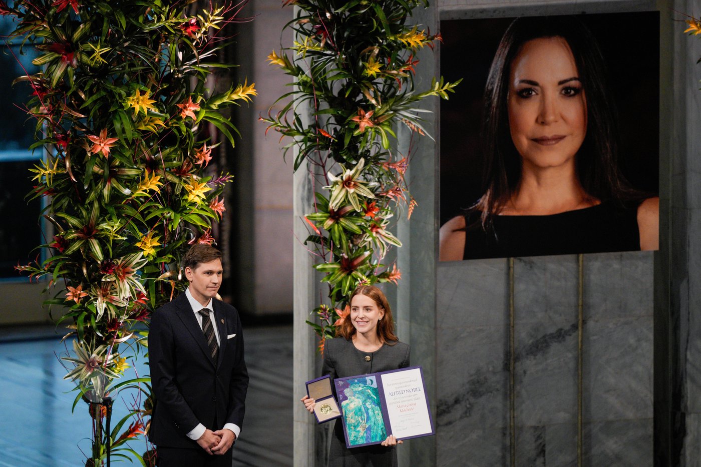 After months in hiding, Venezuelan opposition leader Machado reappears as a Nobel laureate | iNFOnews.ca