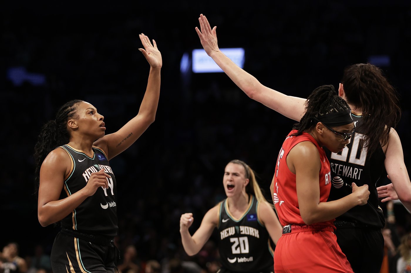 Ionescu scores 36 points and Liberty advance to WNBA semifinals with 91-82 win over Dream | iNFOnews.ca