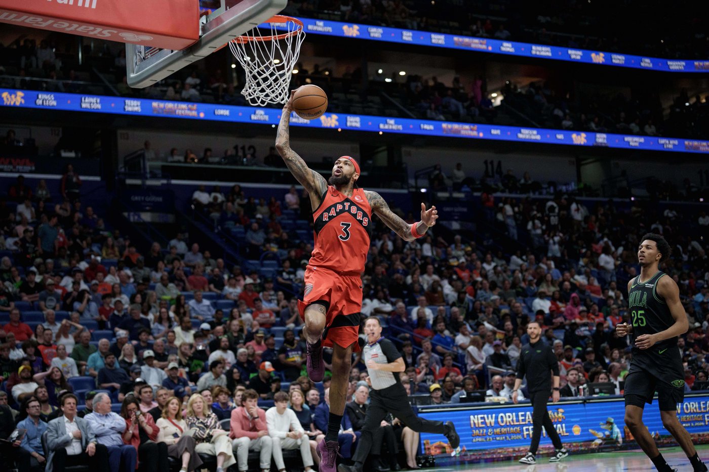 Murphy, Murray lead Pelicans to 122-111 win over Raptors in Ingram's return to New Orleans | iNFOnews.ca Murphy, Murray lead Pelicans to 122-111 win over Raptors in Ingram's return to New Orleans | iNFOnews.ca