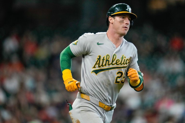 Kurtz, Rooker HRs, Jump's 6 1/3 scoreless innings power Athletics past Astros 5-0 | iNFOnews.ca