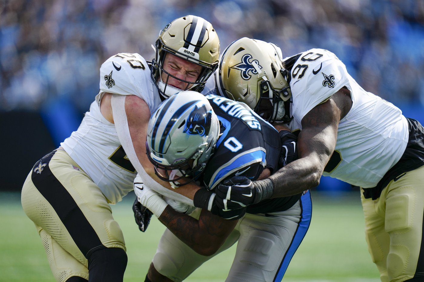 Chuba Hubbard runs for 2 TDs, Young leads winning drive as Panthers beat Saints 23-22 | iNFOnews.ca Chuba Hubbard runs for 2 TDs, Young leads winning drive as Panthers beat Saints 23-22 | iNFOnews.ca