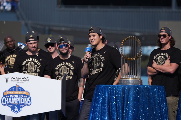 Shohei Ohtani and the Los Angeles Dodgers are already talking about a World Series three-peat | iNFOnews.ca Shohei Ohtani and the Los Angeles Dodgers are already talking about a World Series three-peat | iNFOnews.ca