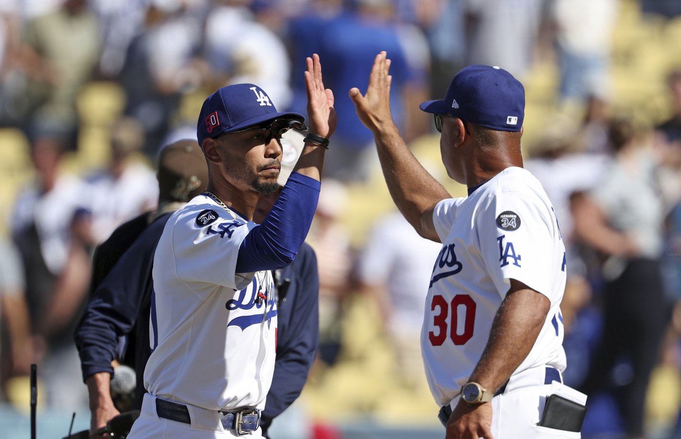Clutch performances by Betts and Vesia help Dodgers sweep Padres for first time since 2023 | iNFOnews.ca