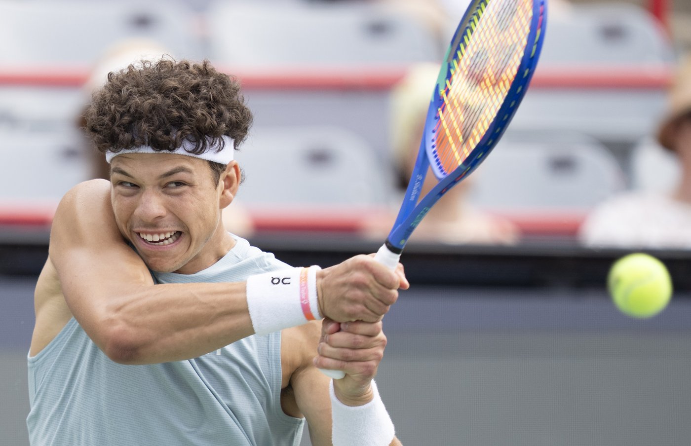 Defending champion Ben Shelton downs Zizou Bergs to advance in NBO Open men's tennis | iNFOnews.ca