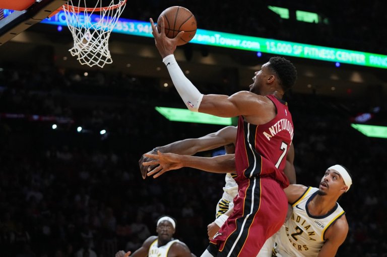 Giannis has triple-double, Heat open NBA Cup play with 145-125 win over Pacers | iNFOnews.ca