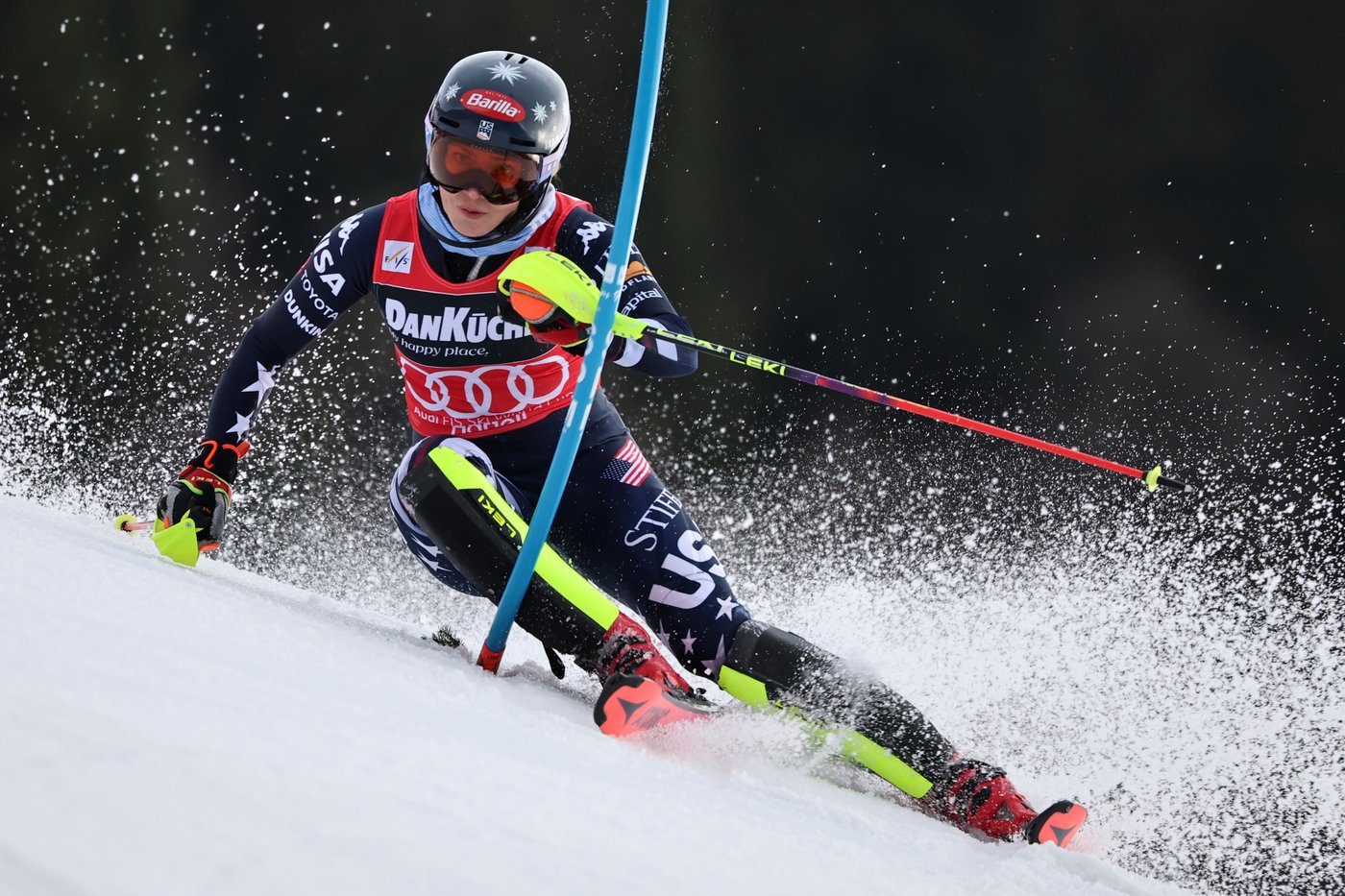 Shiffrin wins World Cup slalom but Aicher's third place puts overall title on hold | iNFOnews.ca Shiffrin wins World Cup slalom but Aicher's third place puts overall title on hold | iNFOnews.ca