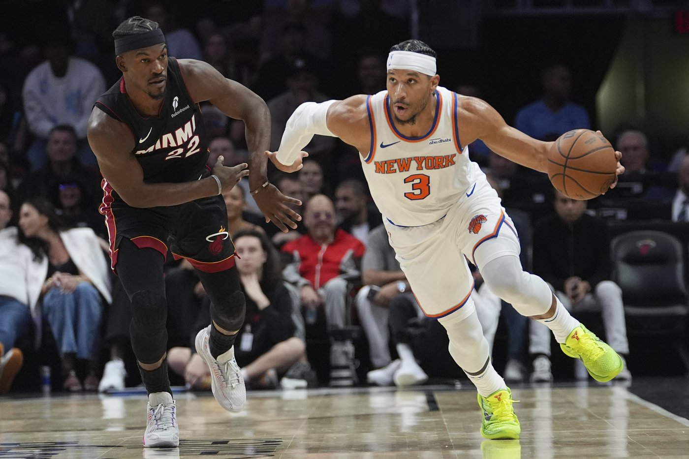 Karl-Anthony Towns scores 44 points, Knicks rally in 2nd half to beat Heat 116-107 | iNFOnews.ca