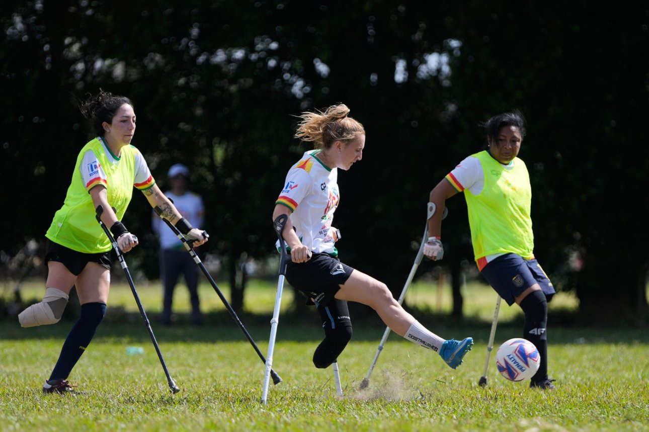Women amputees in South America train to be World Cup soccer contenders