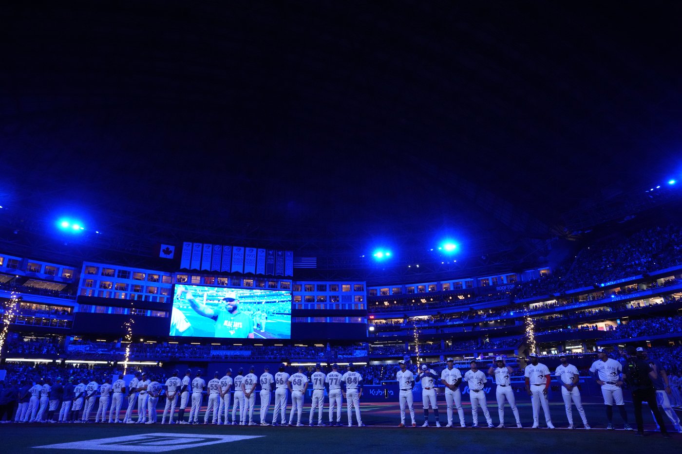 Photo Gallery: Jays open the season with walkoff win over A's | iNFOnews.ca