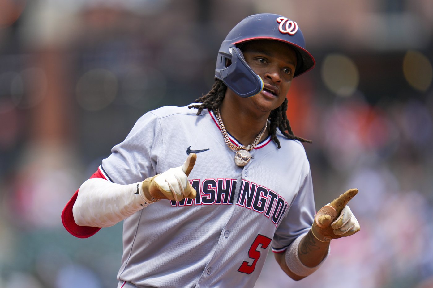 CJ Abrams hits 2 of Nats' 5 homers in 10-4 win for 3-game sweep of skidding Orioles | iNFOnews.ca