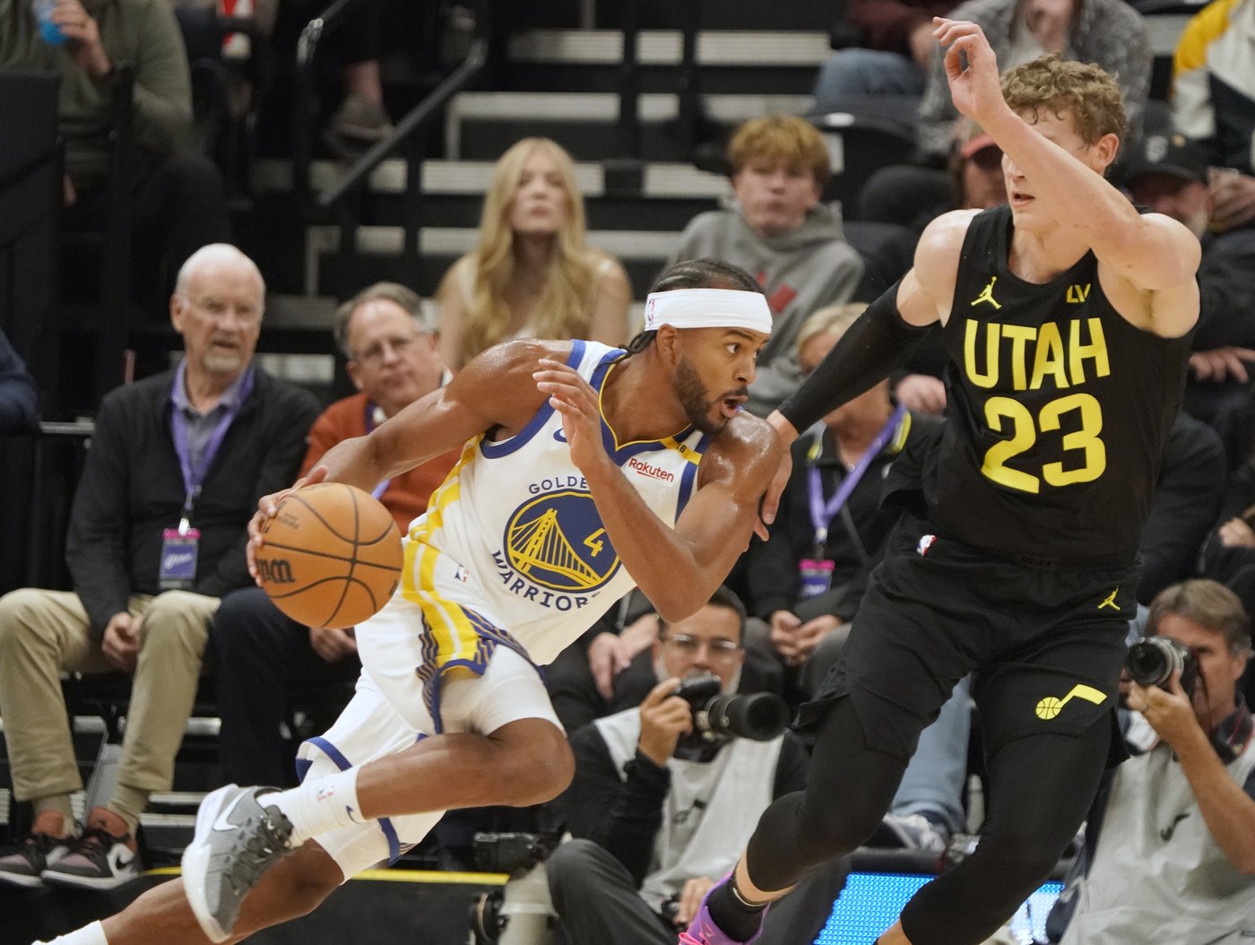 Buddy Hield scores 27 points to help the Warriors coast past the Jazz, 127-86 | iNFOnews.ca
