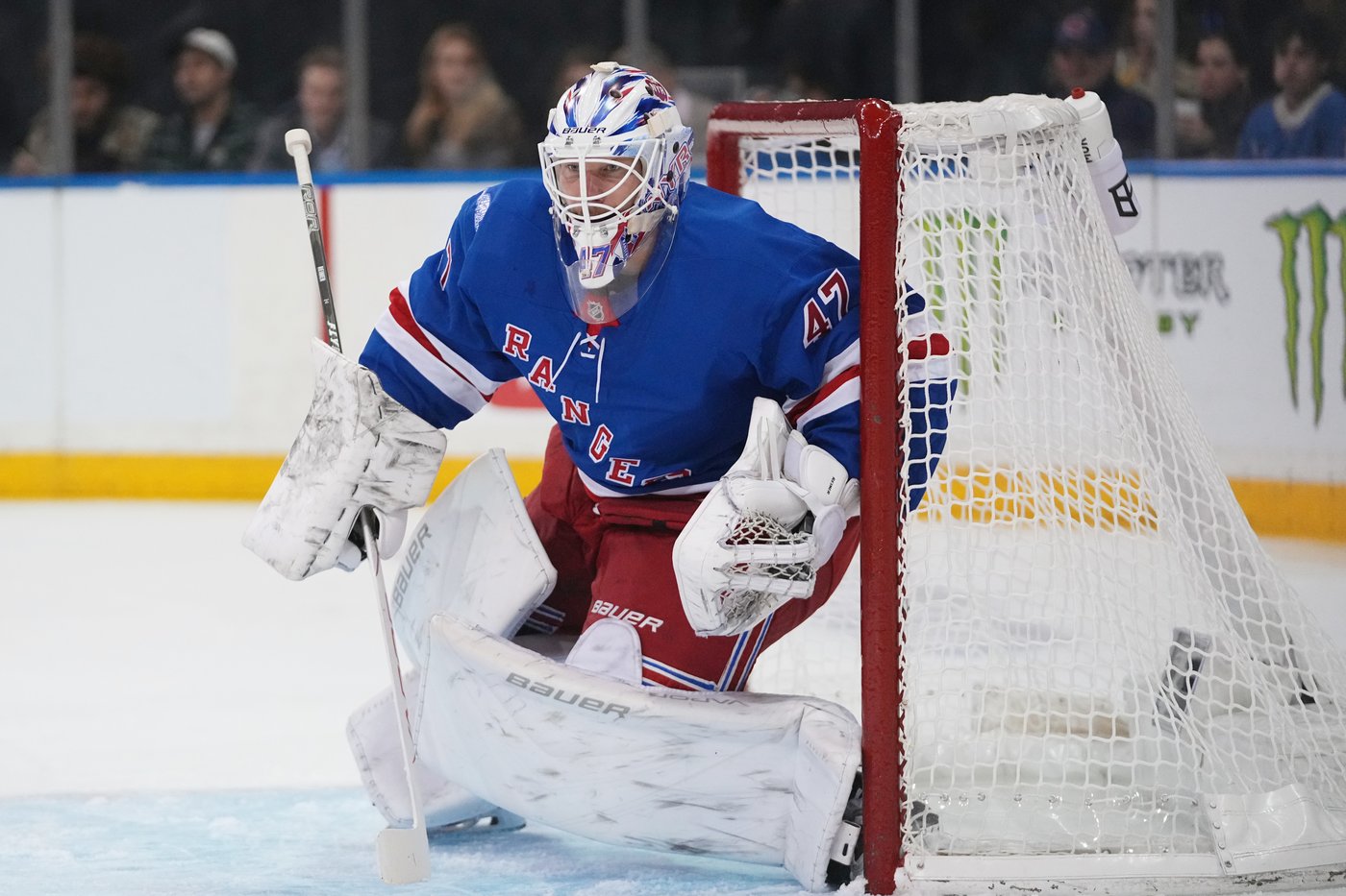 James Reimer's Rangers debut lasts just a period as he allows 3 goals on 8 shots | iNFOnews.ca