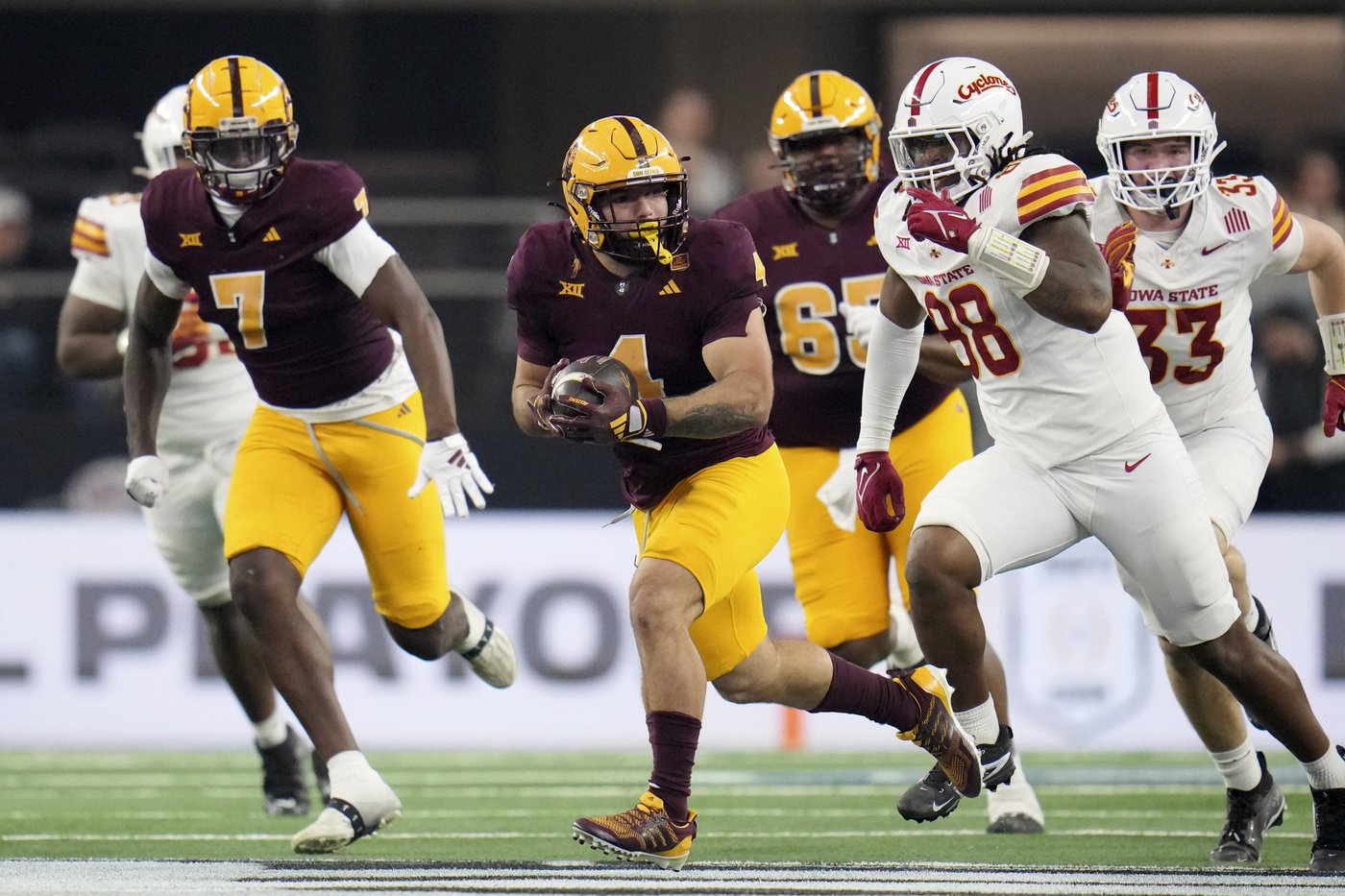 Texas' goal-line wall will be tested by Arizona State's wrecking ball running back Scattebo | iNFOnews.ca