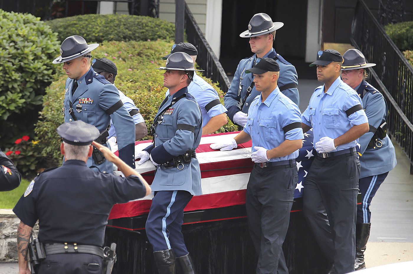 Massachusetts police gather at funeral for trooper recruit who died during training | iNFOnews.ca