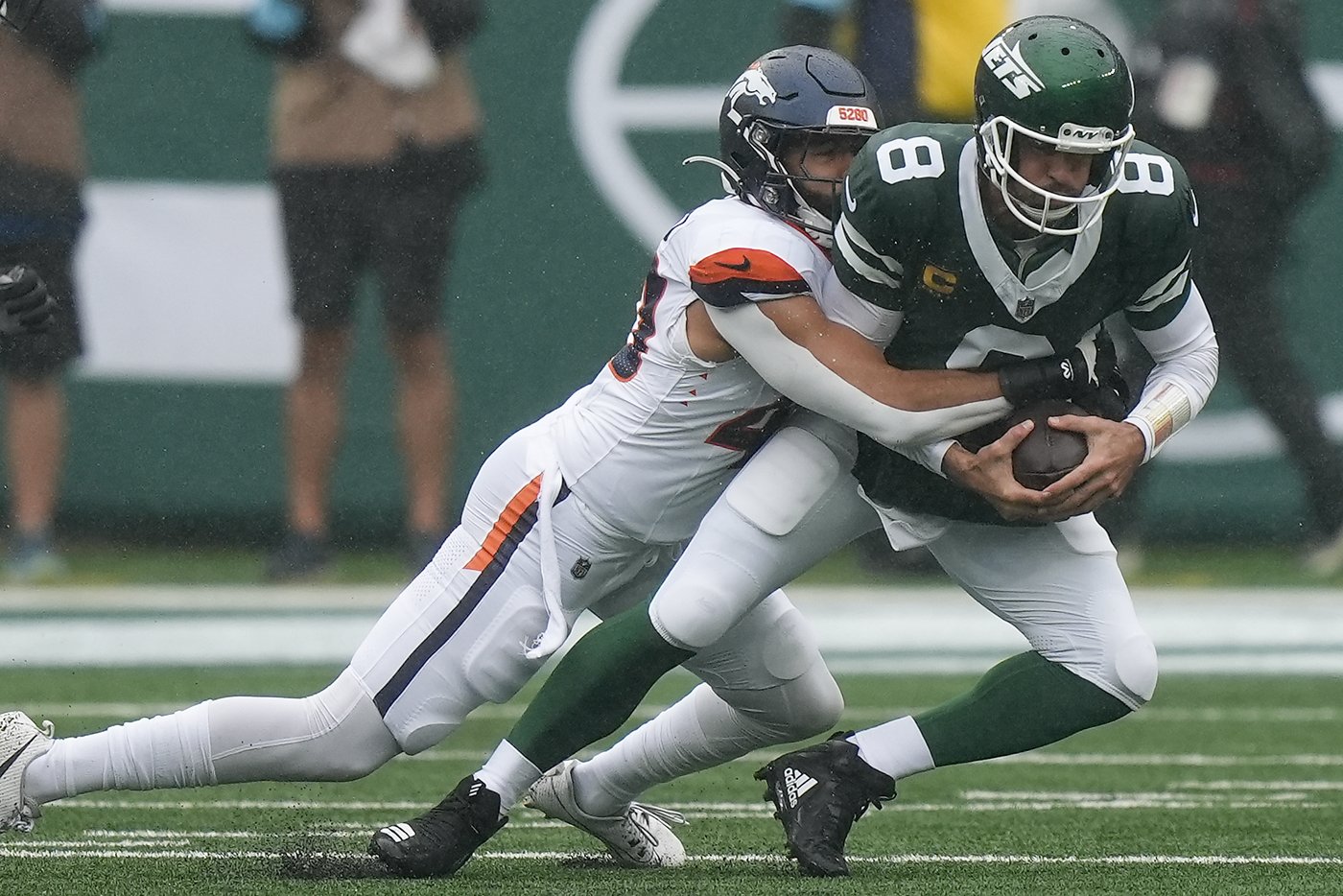 Nix throws his first NFL touchdown pass to help Broncos slip past Rodgers and the Jets 10-9 | iNFOnews.ca Nix throws his first NFL touchdown pass to help Broncos slip past Rodgers and the Jets 10-9 | iNFOnews.ca