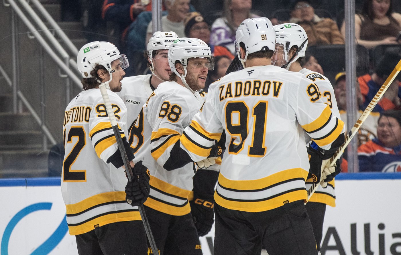 With skid in the rearview mirror, Bruins aim to build off impressive win over Oilers | iNFOnews.ca With skid in the rearview mirror, Bruins aim to build off impressive win over Oilers | iNFOnews.ca
