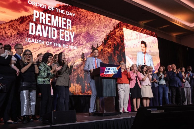 Eby says B.C. is at a 'pivot point' as he promises future based on natural resources | iNFOnews.ca
