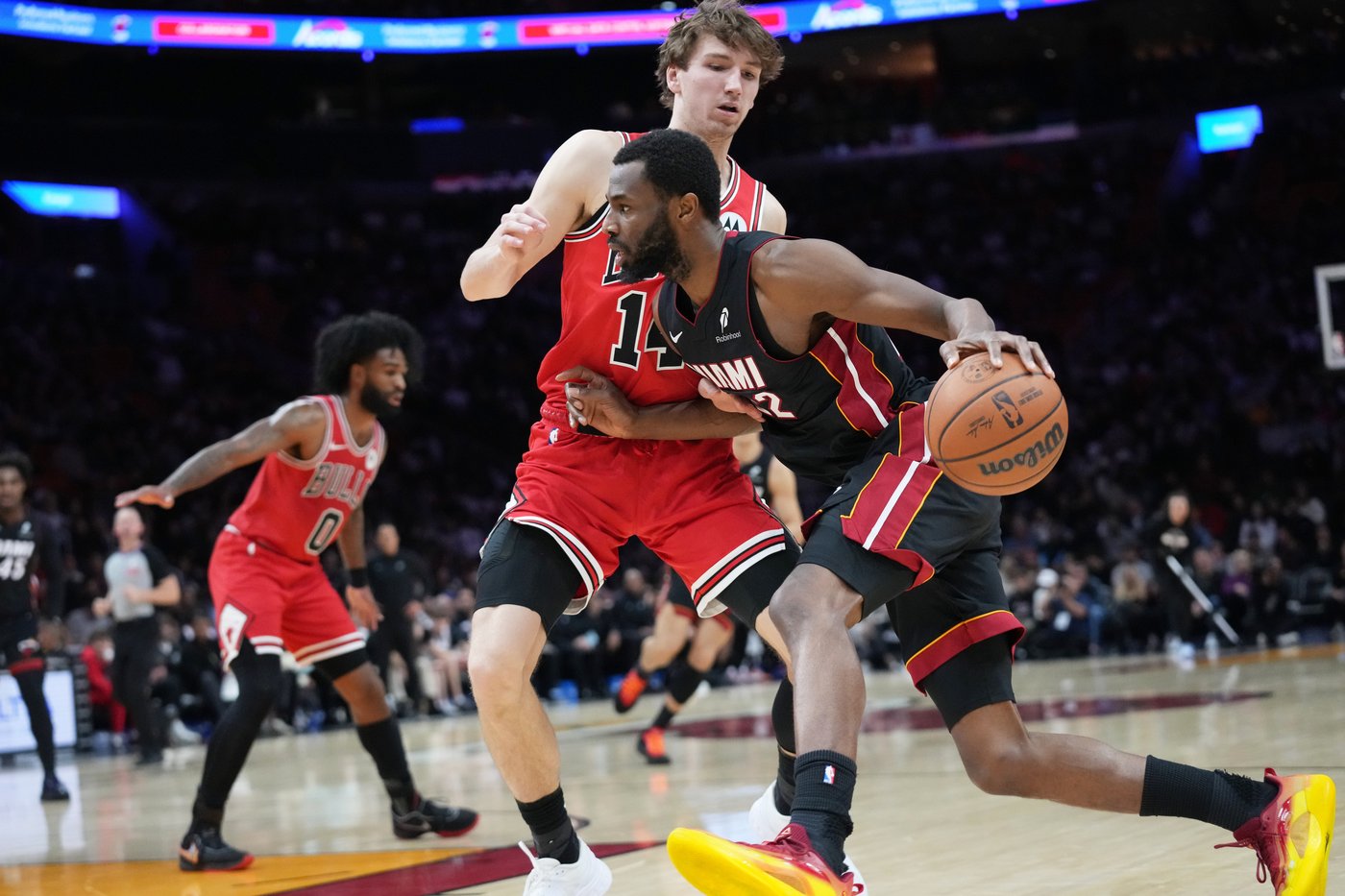 Heat build 54-point lead, roll past Bulls 134-91 with Adebayo, Larsson each scoring 20 | iNFOnews.ca Heat build 54-point lead, roll past Bulls 134-91 with Adebayo, Larsson each scoring 20 | iNFOnews.ca