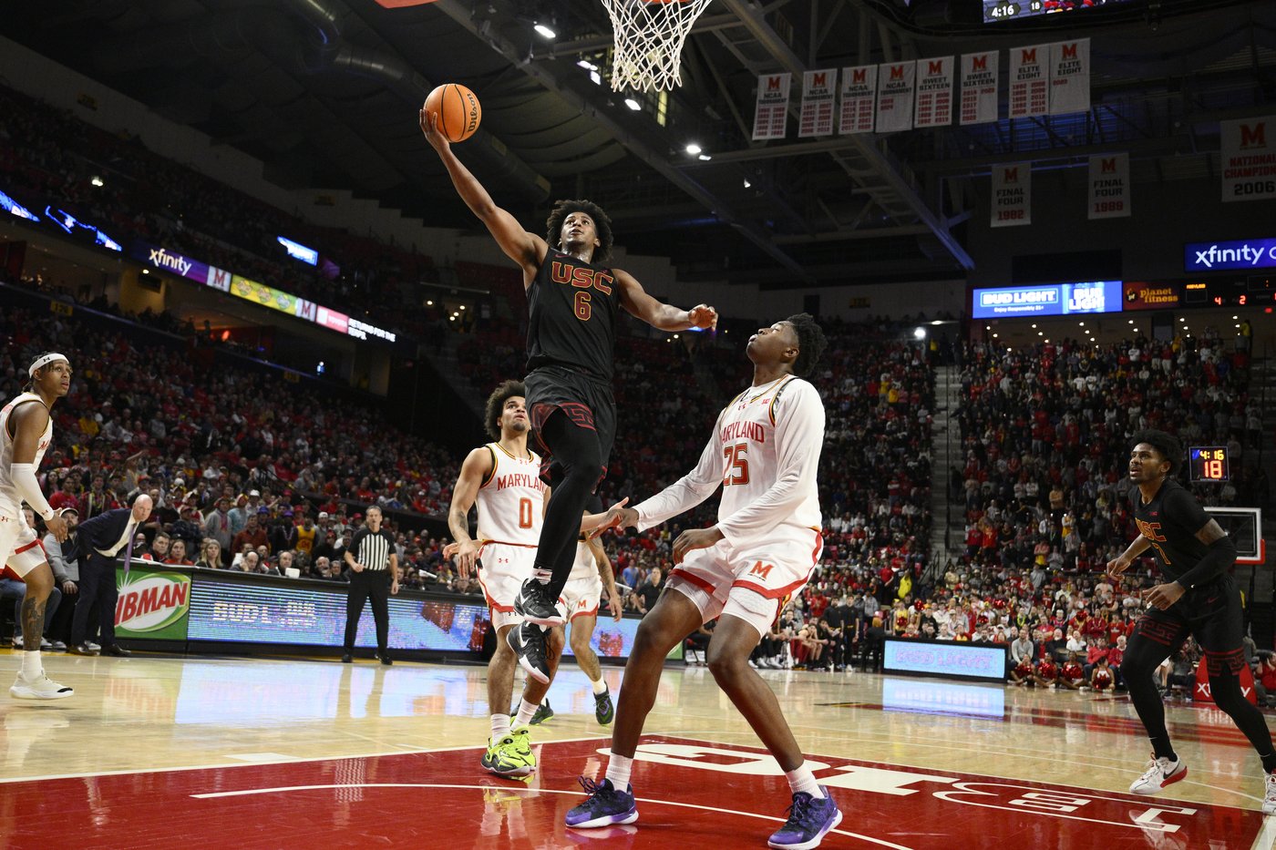 No. 20 Maryland wins its 13th straight at home, starting both halves strong in an 88-71 win over USC | iNFOnews.ca