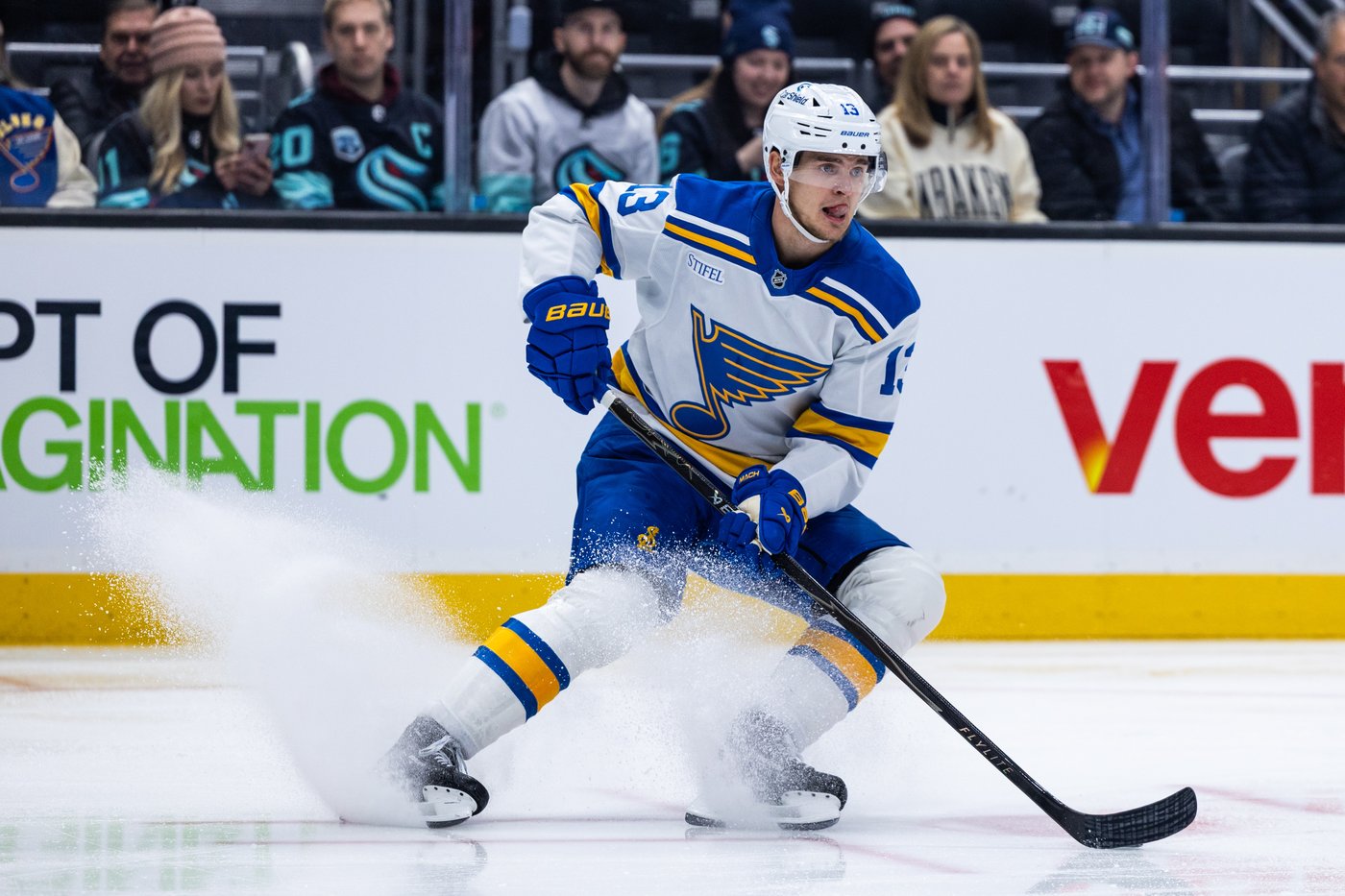 Blues beat Kraken 3-2 to halt Seattle's 5-game home winning streak | iNFOnews.ca Blues beat Kraken 3-2 to halt Seattle's 5-game home winning streak | iNFOnews.ca