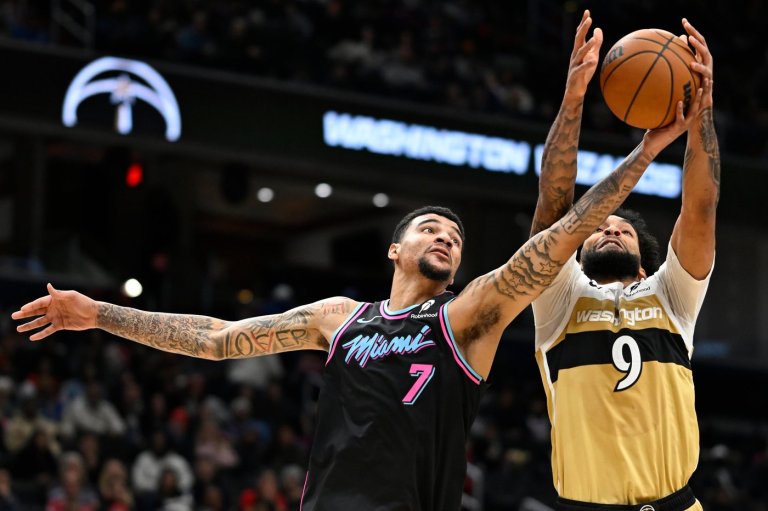 Jakucionis hits 6 3-pointers without a miss in Heat's 132-101 romp over Wizards | iNFOnews.ca