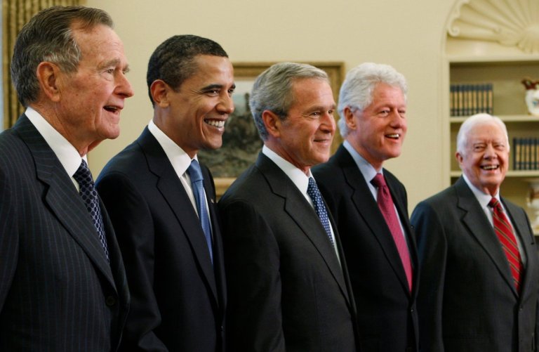 Trump goes unmentioned but not ignored as Clinton, Bush and Obama step up as essayists on presidents | iNFOnews.ca