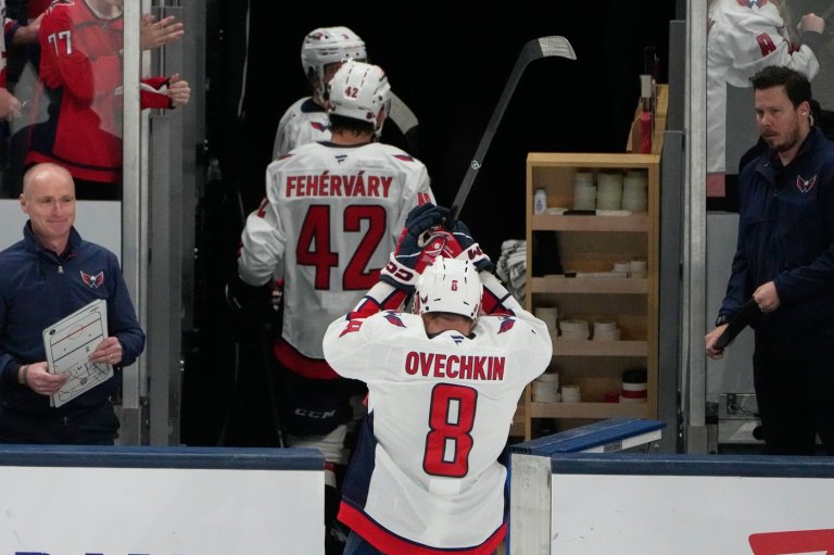 Chants of '1 more year' follow Ovechkin off the ice as retirement decision looms | iNFOnews.ca
