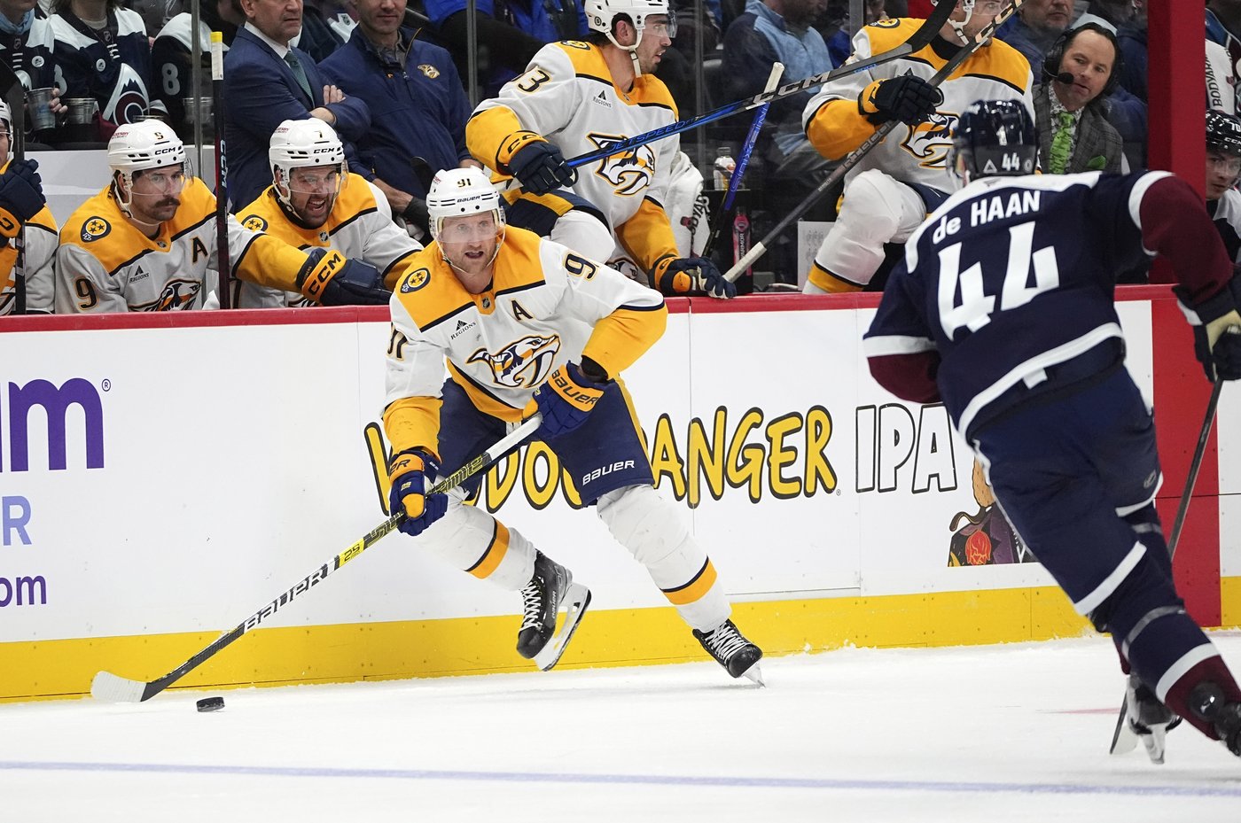 Blackwood has 38 saves in debut, Avalanche beat Predators 5-2 | iNFOnews.ca Blackwood has 38 saves in debut, Avalanche beat Predators 5-2 | iNFOnews.ca