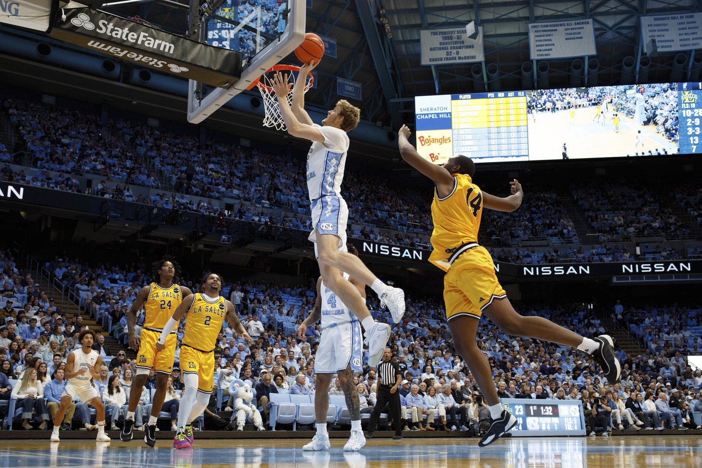 Cade Tyson scores 23 points and North Carolina routs La Salle 93-67 | iNFOnews.ca