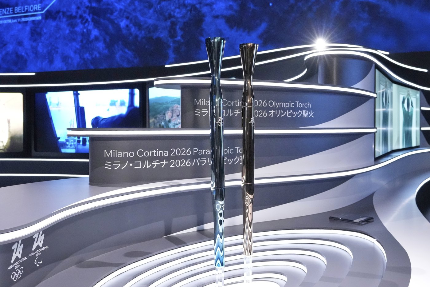 Organizers unveil sleek metallic torches for Milan-Cortina Olympics and Paralympics | iNFOnews.ca Organizers unveil sleek metallic torches for Milan-Cortina Olympics and Paralympics | iNFOnews.ca