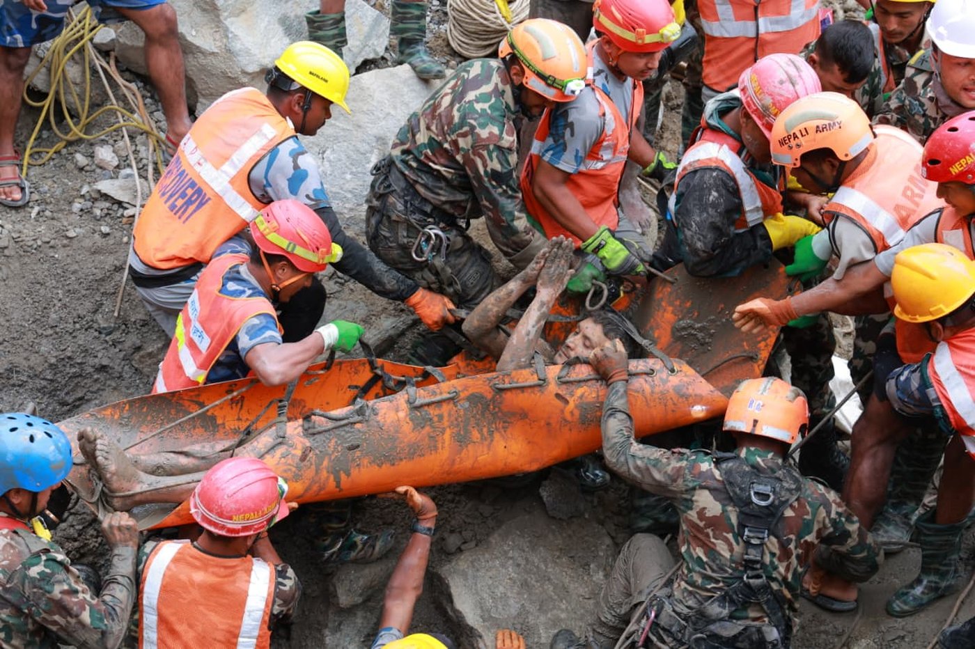 2 trapped workers rescued from a hydropower tunnel 9 days after Nepal floods | iNFOnews.ca 2 trapped workers rescued from a hydropower tunnel 9 days after Nepal floods | iNFOnews.ca