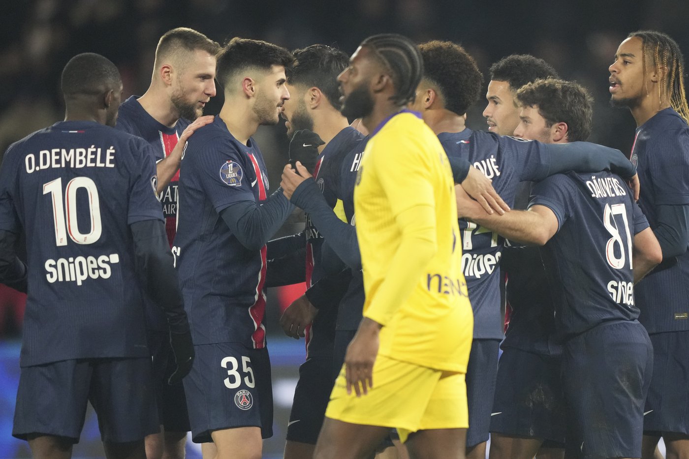 PSG beats Toulouse 3-0 and Akliouche double gives Monaco home win over Brest | iNFOnews.ca